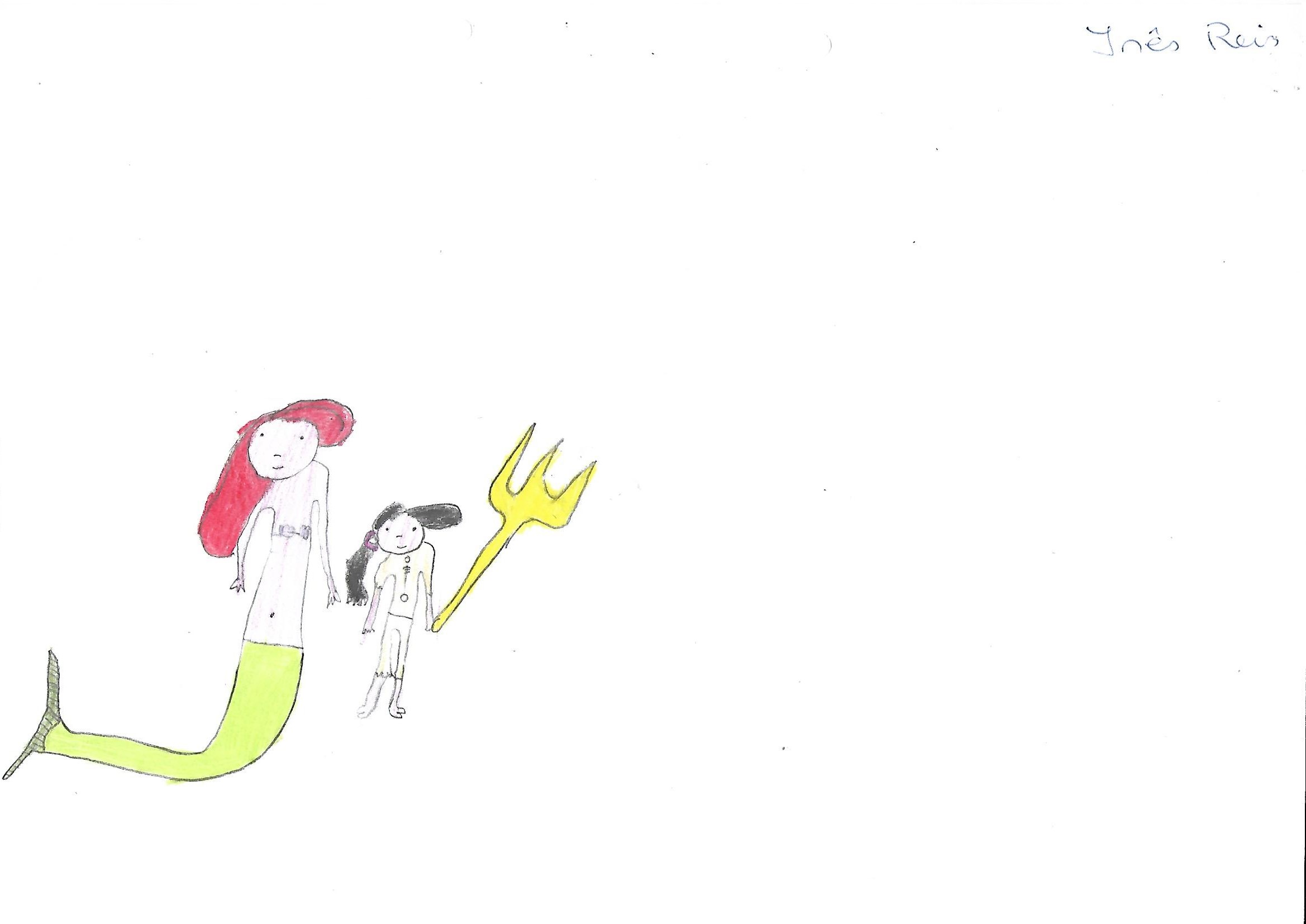 Mermaid illustration by Inês Reis (@inesreisx)