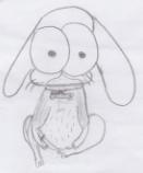 Dog drawing by Inês Reis (@inesreisx)
