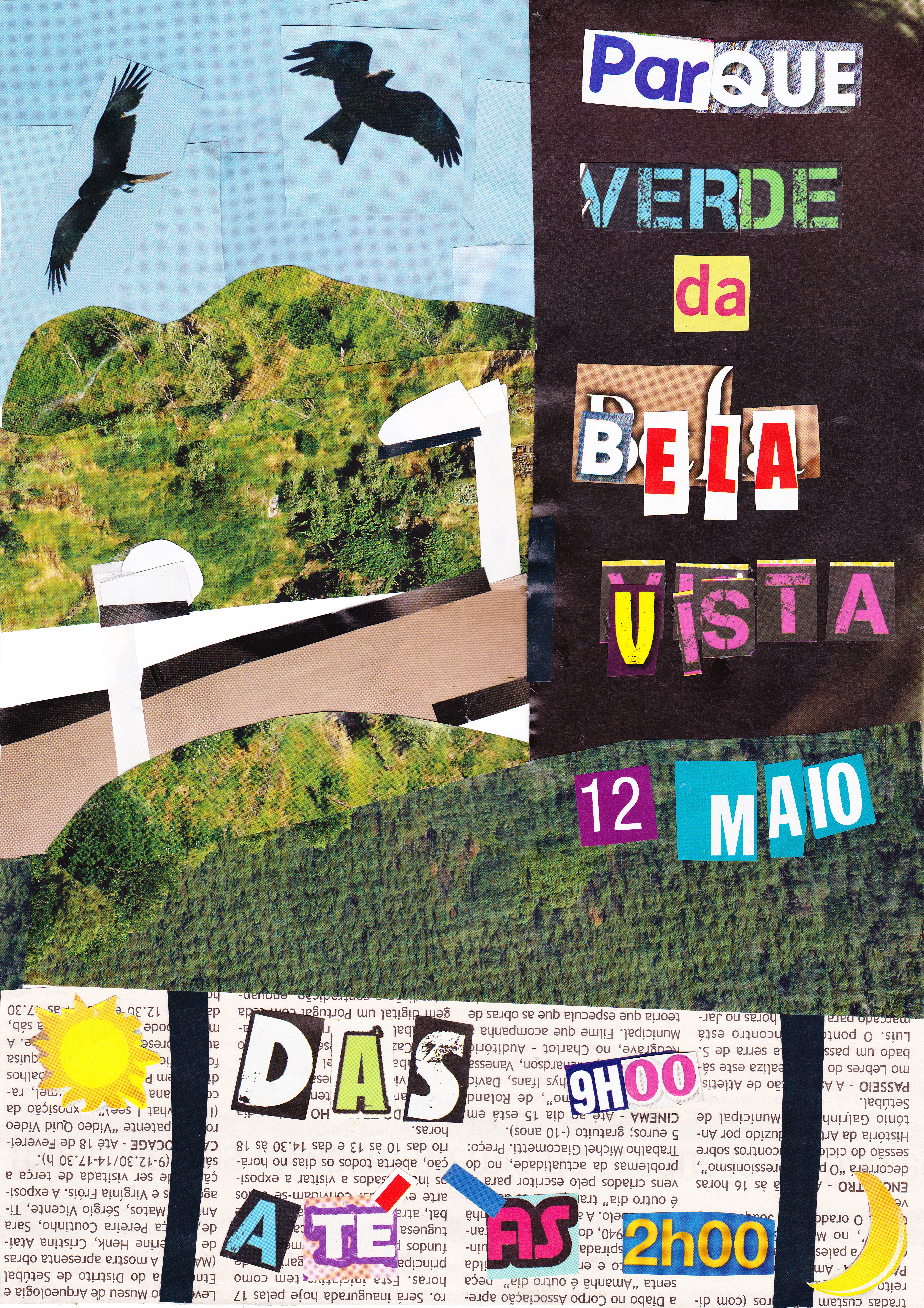 Mixed-media artwork by Inês Reis (@inesreisx)