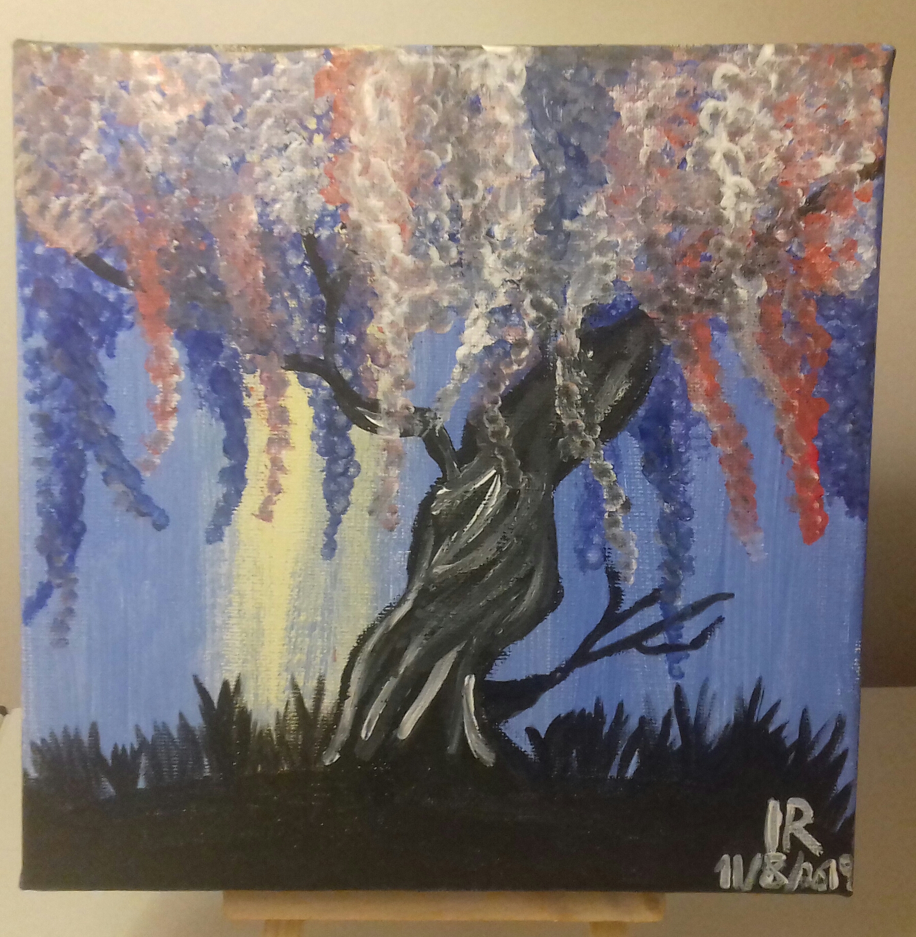 Canvas painting by Inês Reis (@inesreisx)