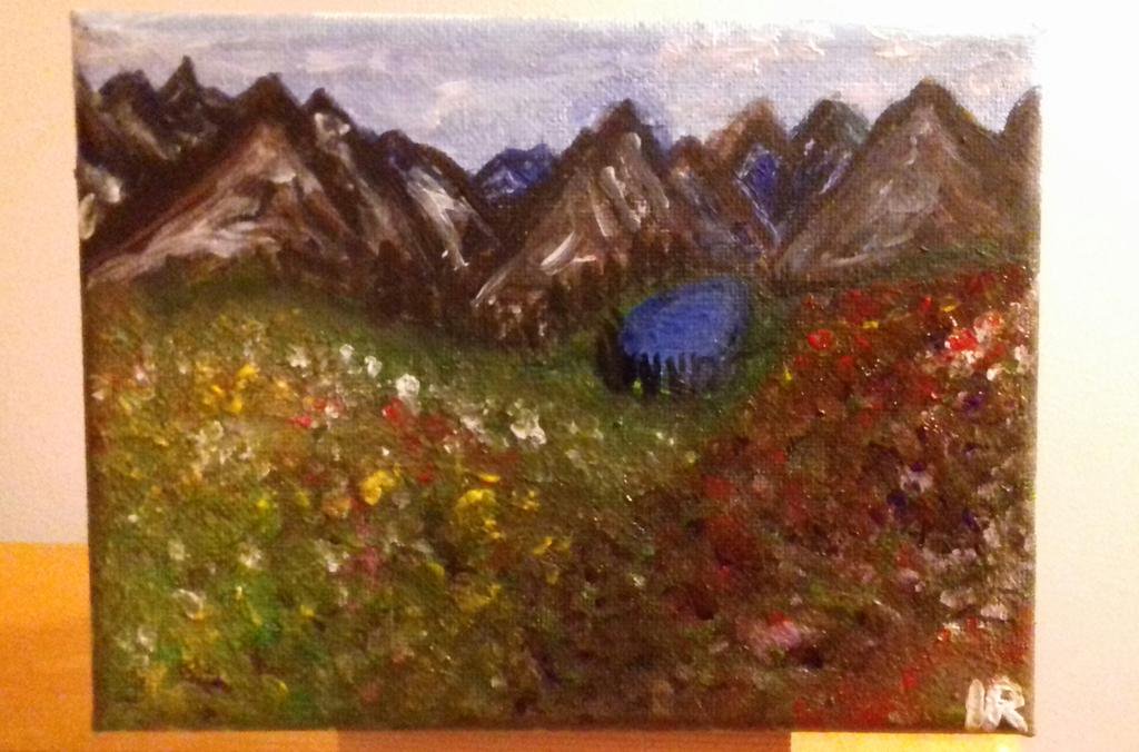 Canvas painting by Inês Reis (@inesreisx)
