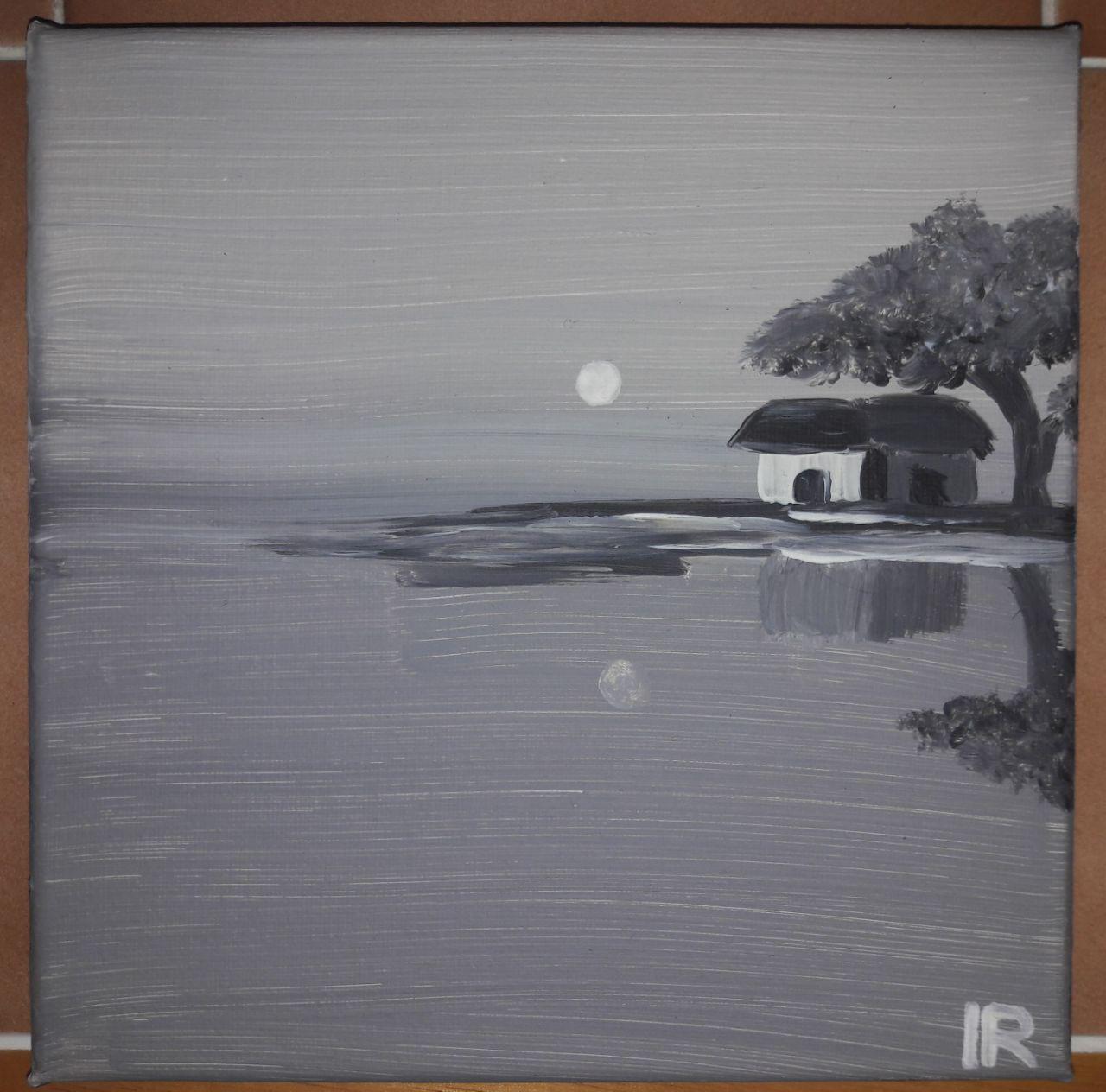 Canvas painting by Inês Reis (@inesreisx)
