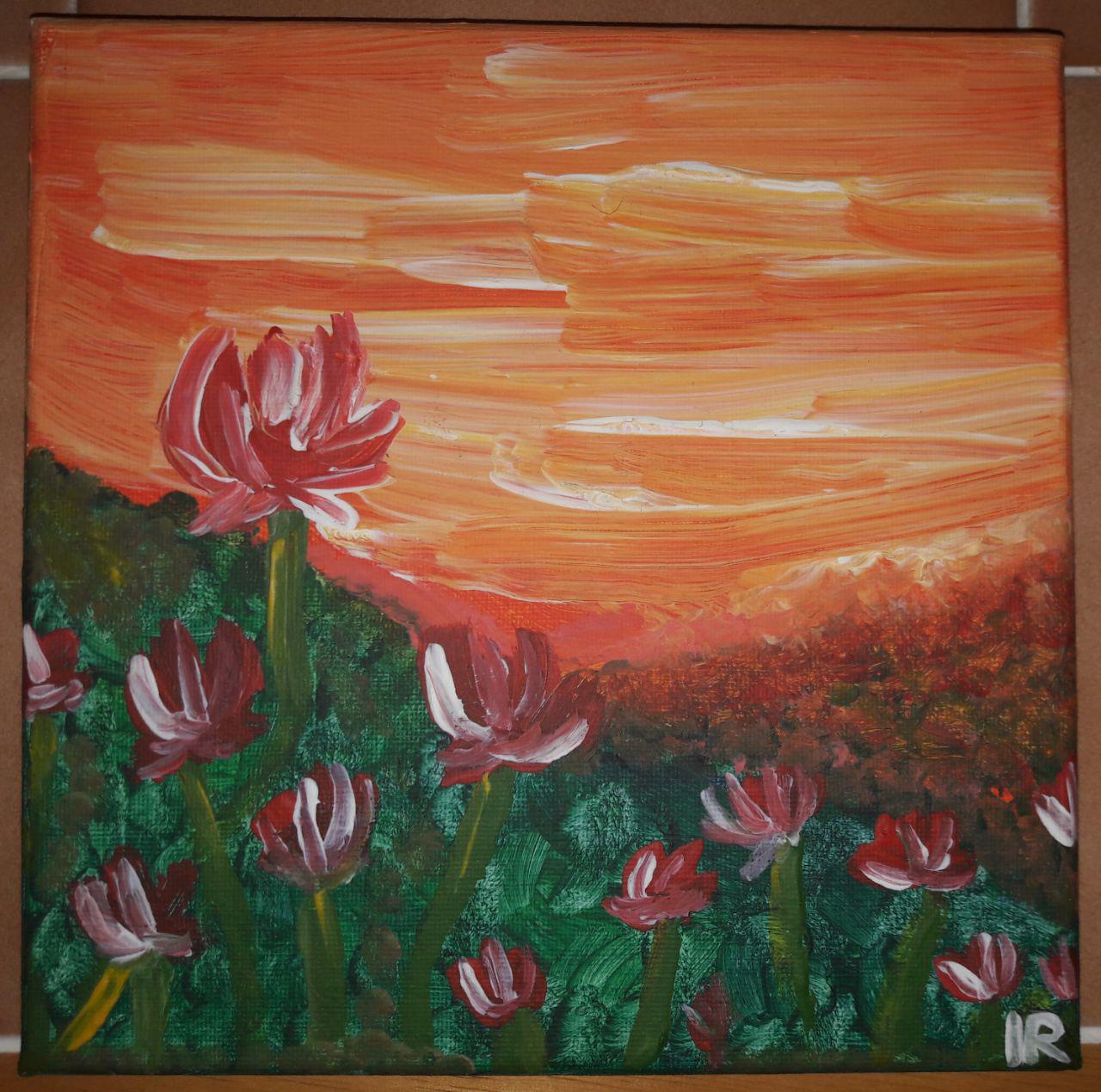 Canvas painting by Inês Reis (@inesreisx)