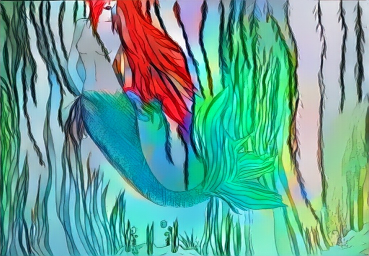 Mermaid illustration by Inês Reis (@inesreisx)