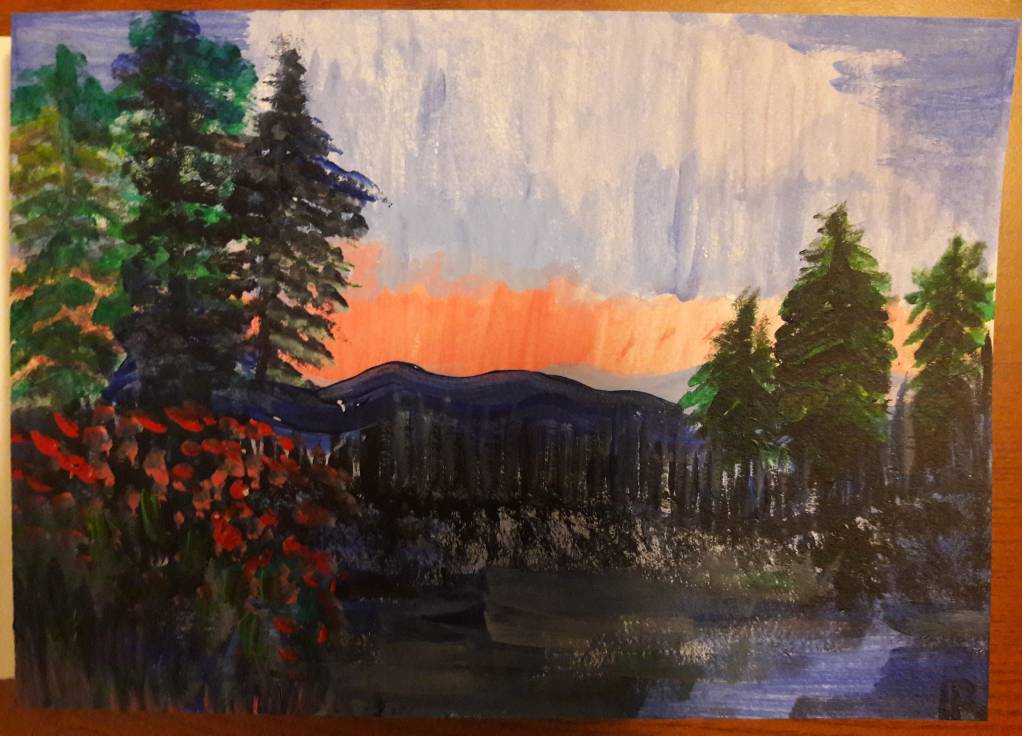 Canvas painting by Inês Reis (@inesreisx)