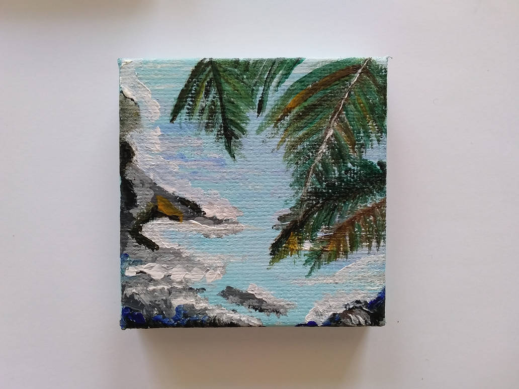Canvas painting by Inês Reis (@inesreisx)