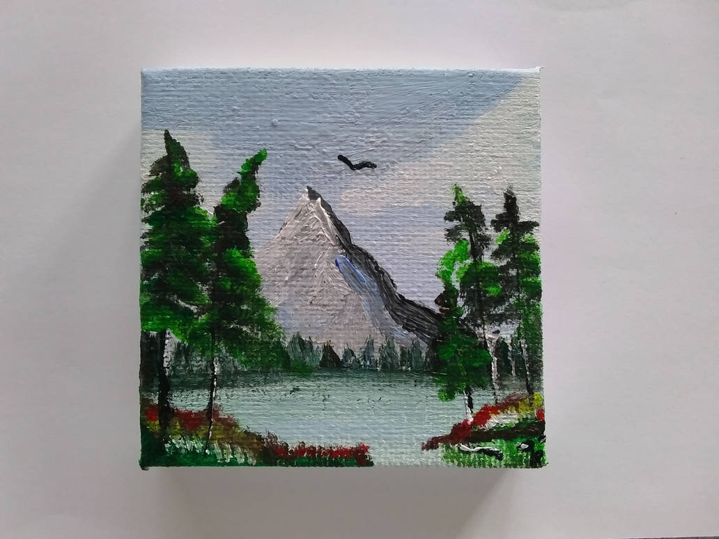 Canvas painting by Inês Reis (@inesreisx)