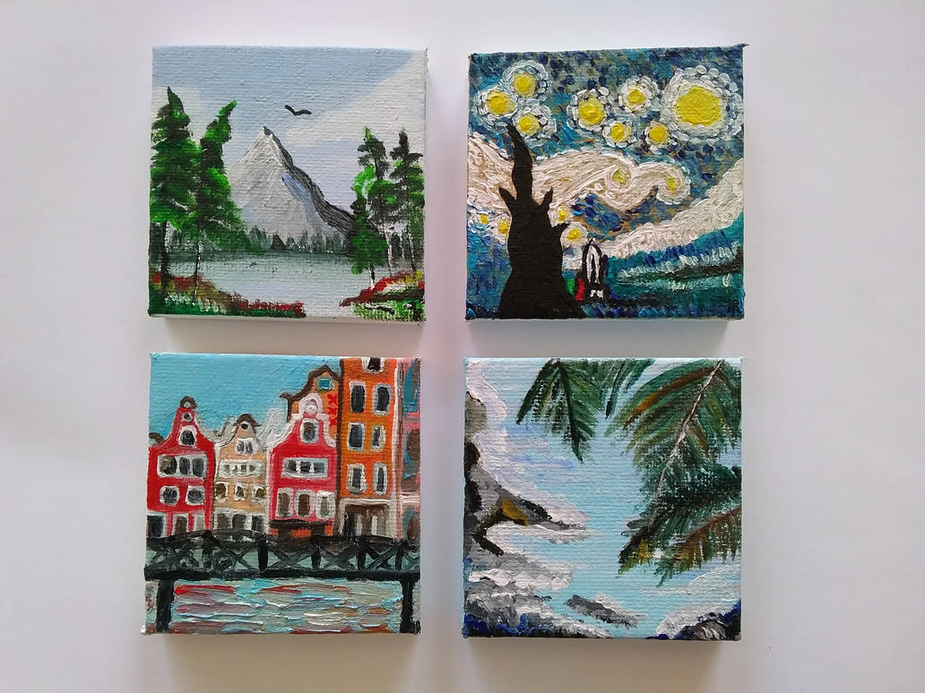 Canvas painting by Inês Reis (@inesreisx)
