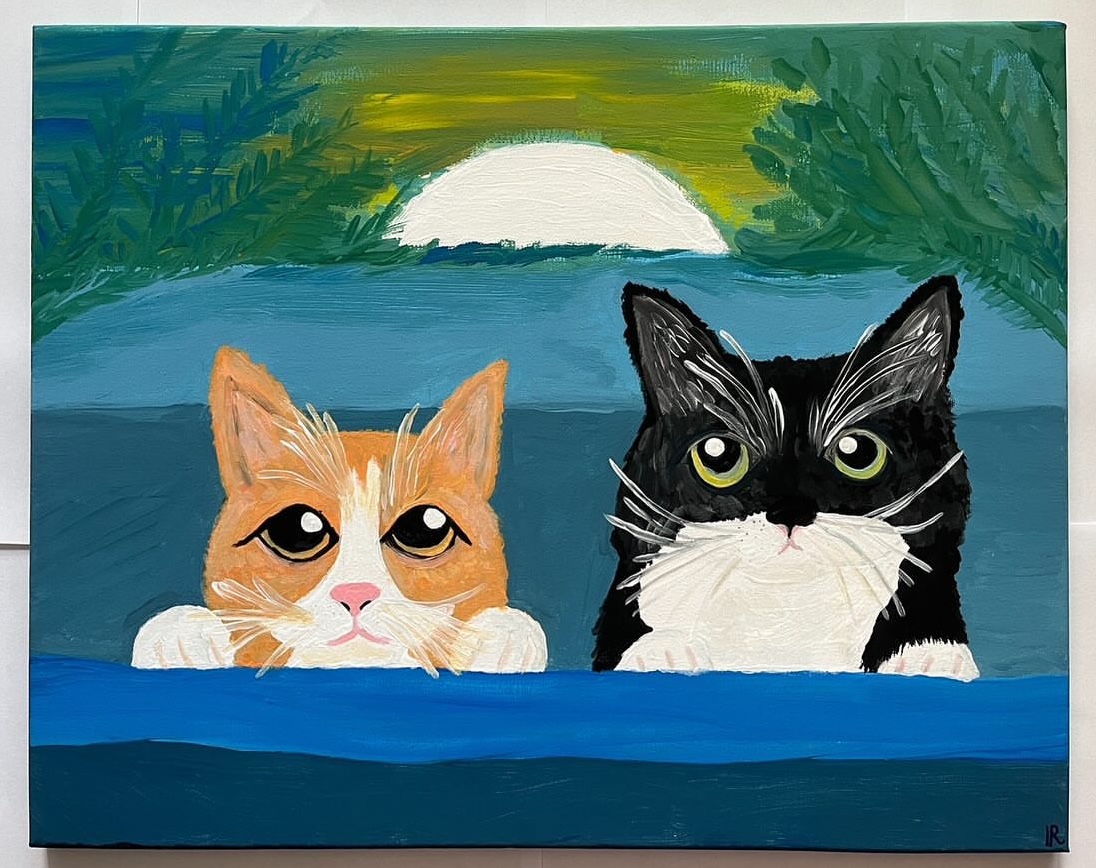 Canvas painting by Inês Reis (@inesreisx)